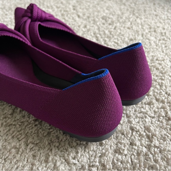 Rothy's Plum Loafers with Bow Accent
Very little wear.,,. They look new. - Picture 4 of 9
